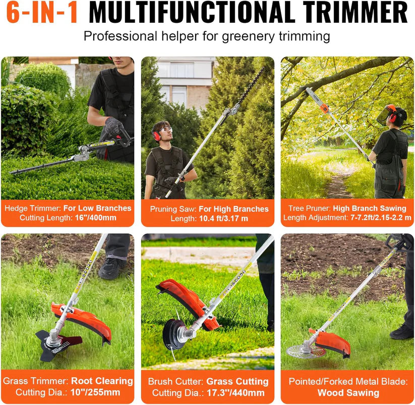 6-in-1 Multi-Function Garden Trimmer