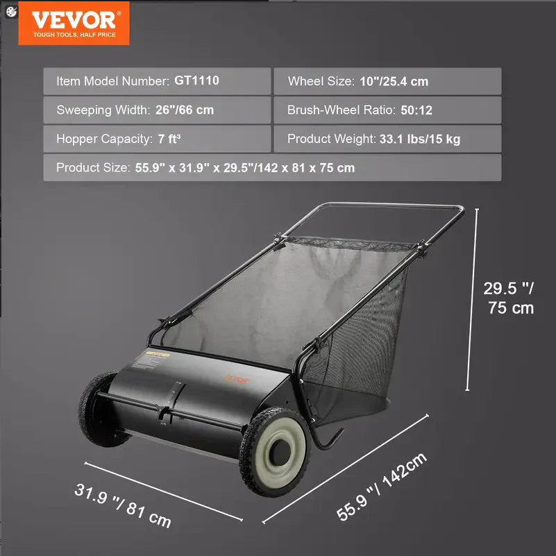 Commercial-Grade Extra Durable Broom
