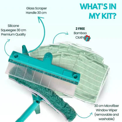 Streak-Free Window Squeegee - EcoFlex Pro