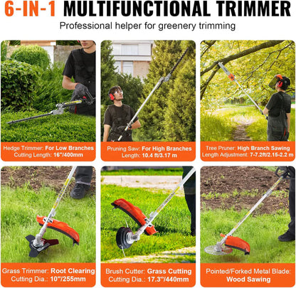 6-in-1 Multi-Function Garden Trimmer